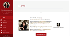 Desktop Screenshot of giselinde.nl